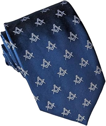 USA FREEMASON フリーメーソン TIE REVERSIBLE 小物 Amazon.com: Freemason Ties Mens Mason Necktie Compass Tie